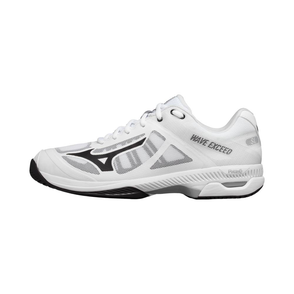 Tenis Netshoes Mizuno Wave Exceed SL AC - Homem - Branco/Pretas - RAEXB7650